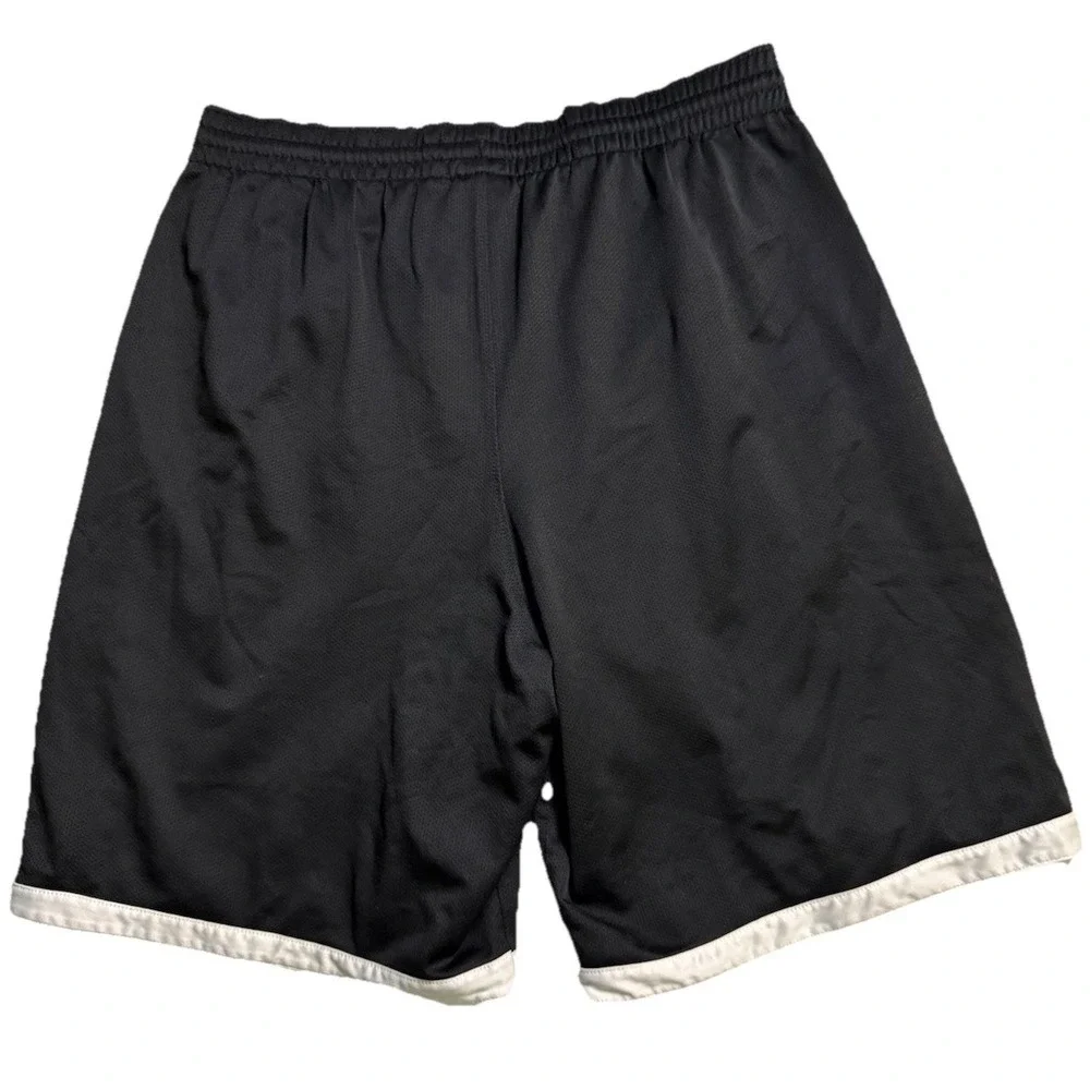 Nike Mens Shorts Size‎ Large Black Athletic Basketball Elastic Waist